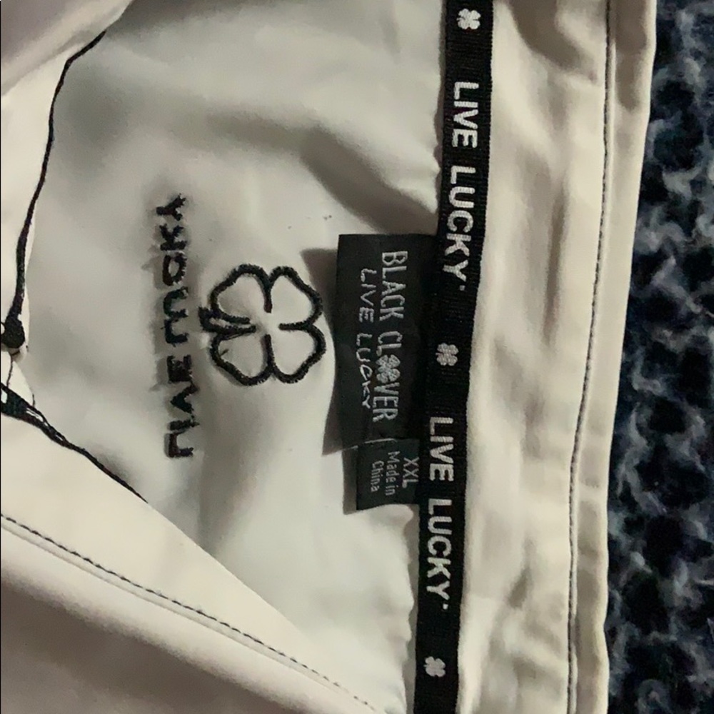 Black Clover White short sleeve polo